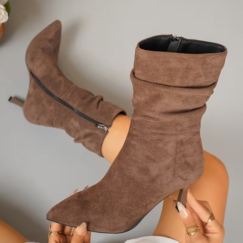 Tittana - Bottines À Talons Moyens Et Bouts Pointus