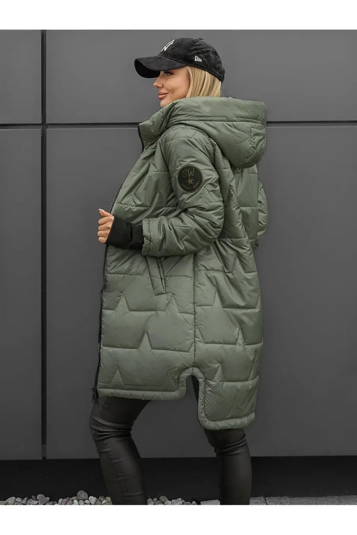 Lipina - Veste Longue Matelassée À Capuche
