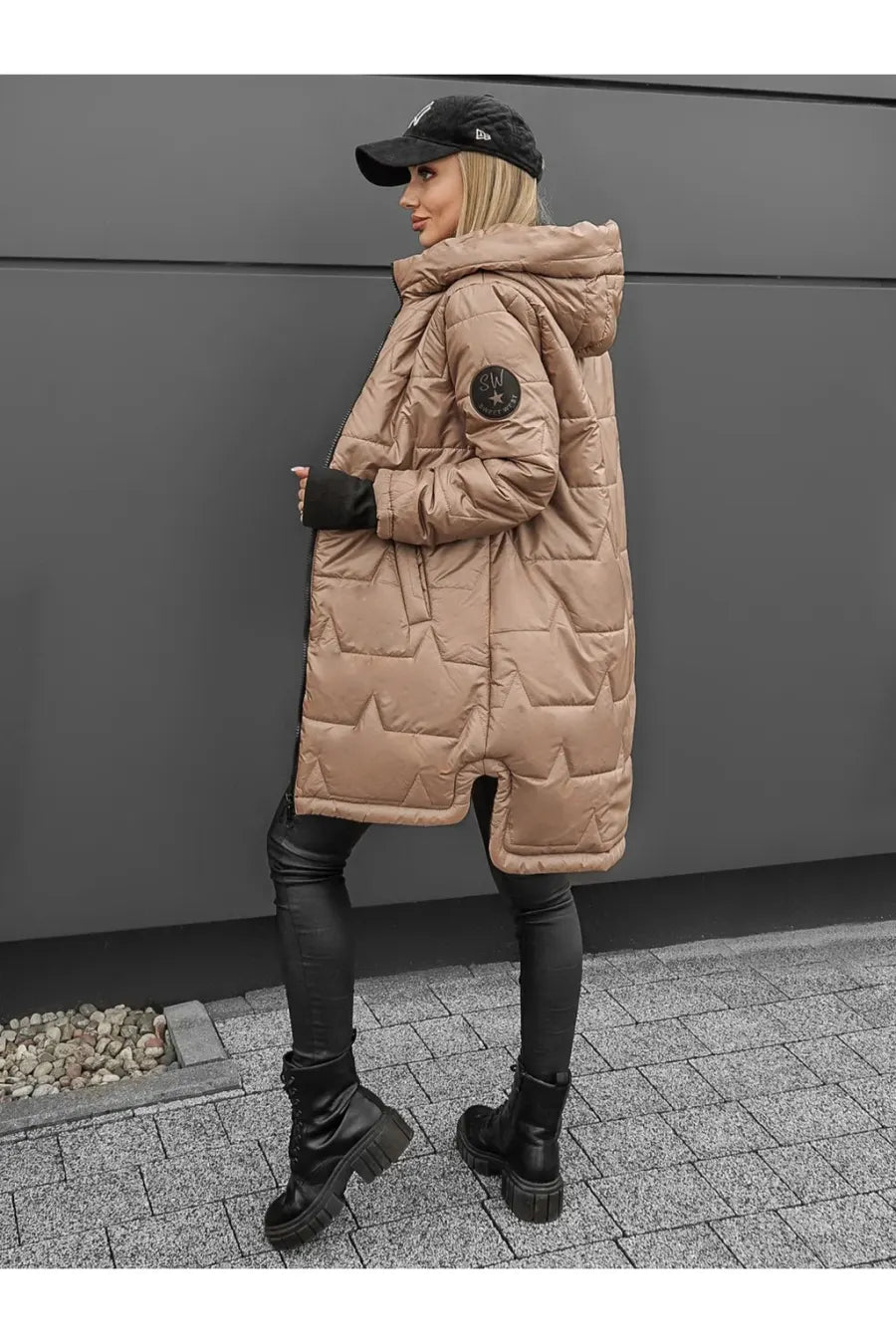 Lipina - Veste Longue Matelassée À Capuche