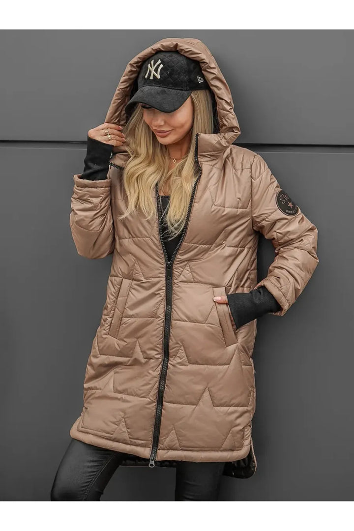Lipina - Veste Longue Matelassée À Capuche