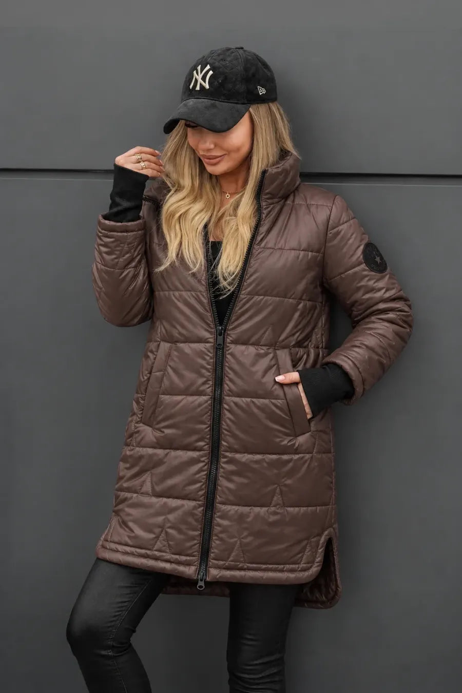 Lipina - Veste Longue Matelassée À Capuche