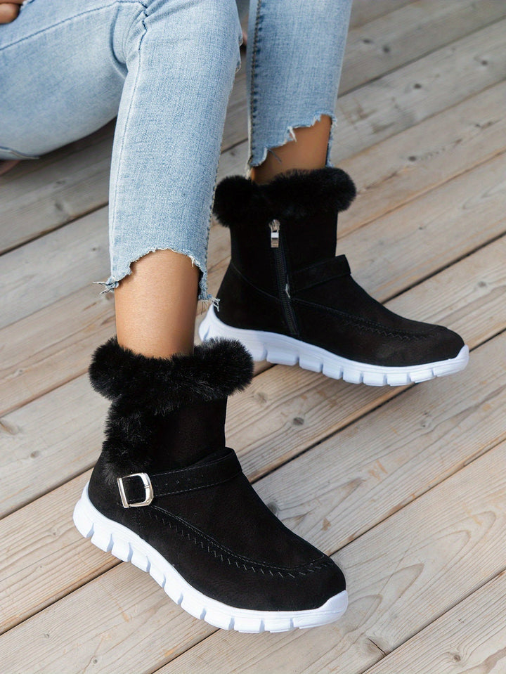 Adriany - Bottes D'hiver Pour La Neige À Semelle Épaisse