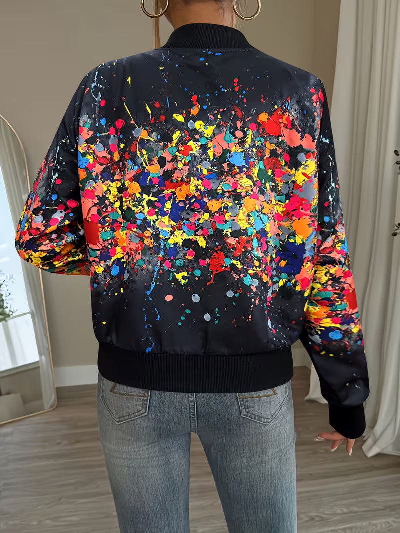 Riena - Veste À Imprimé Tie-dye Aux Couleurs Vives