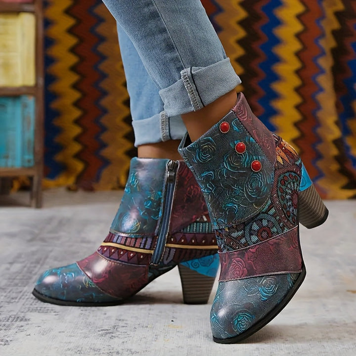 Marylin - Bottines À Talon Épais