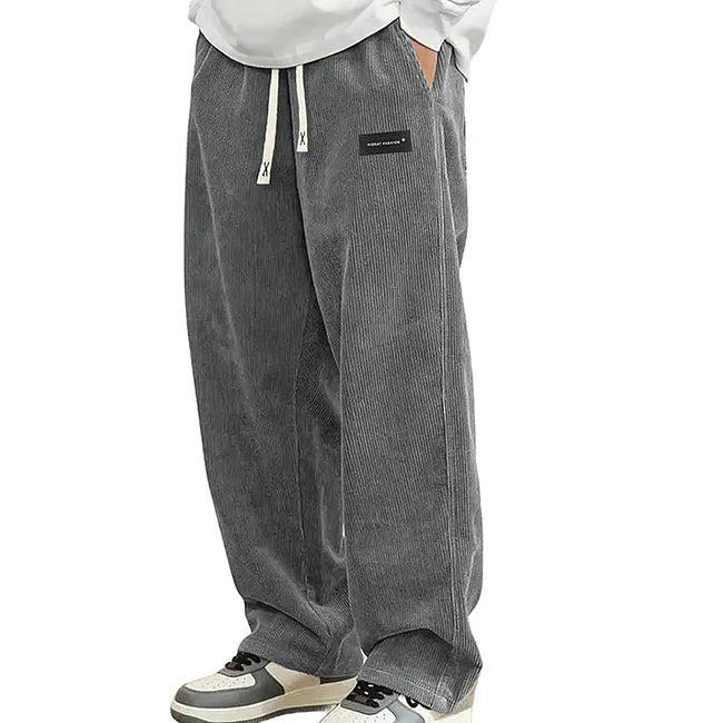 Warren - Pantalon À Jambes Larges Avec Cordon De Serrage Et Poches