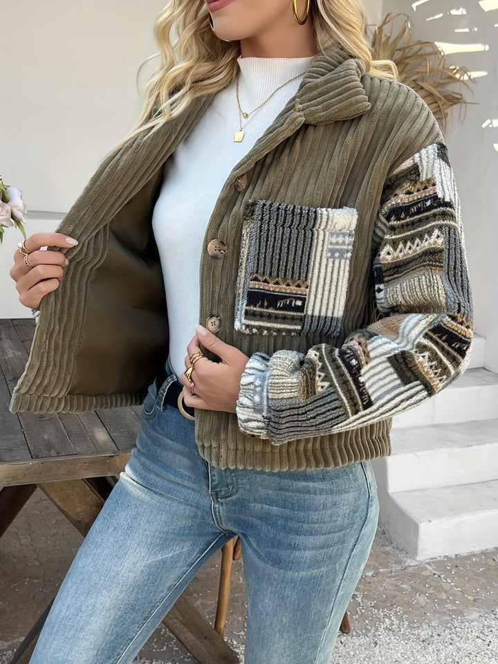 Rydia - Veste Boutonnée À Manches Longues Et Col À Revers