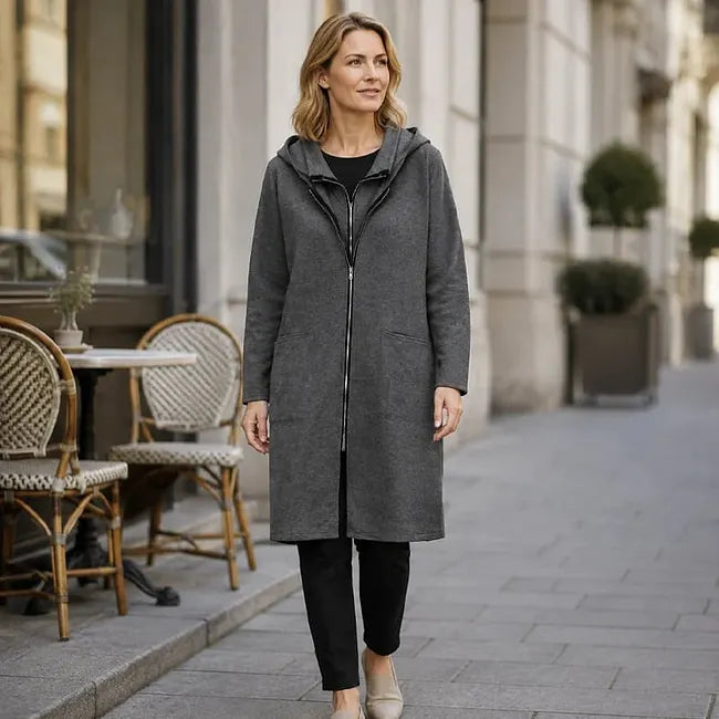 Cerina - Veste Mi-Longue À Capuche
