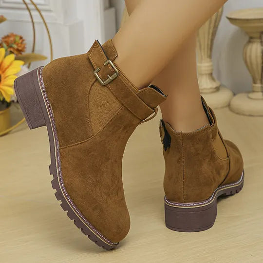 Fakina - Bottines À Boucle Décorative