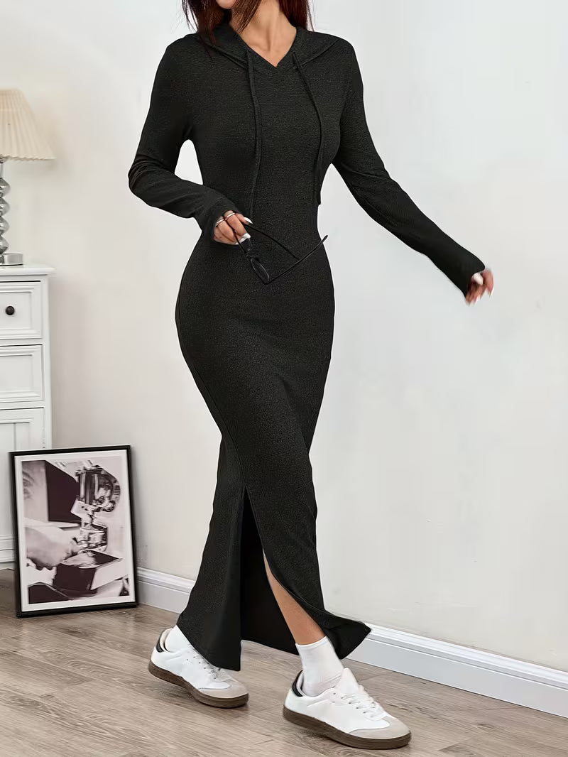 Dahye - Robe Longue À Manches Longues Et Capuche