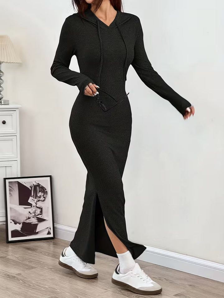 Dahye - Robe Longue À Manches Longues Et Capuche