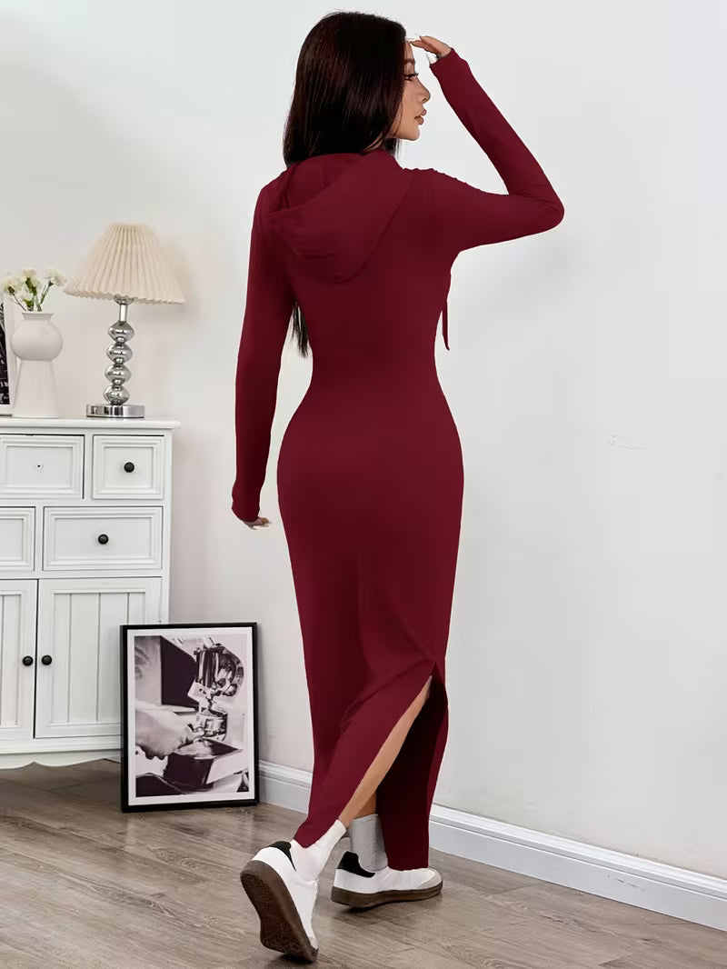 Dahye - Robe Longue À Manches Longues Et Capuche