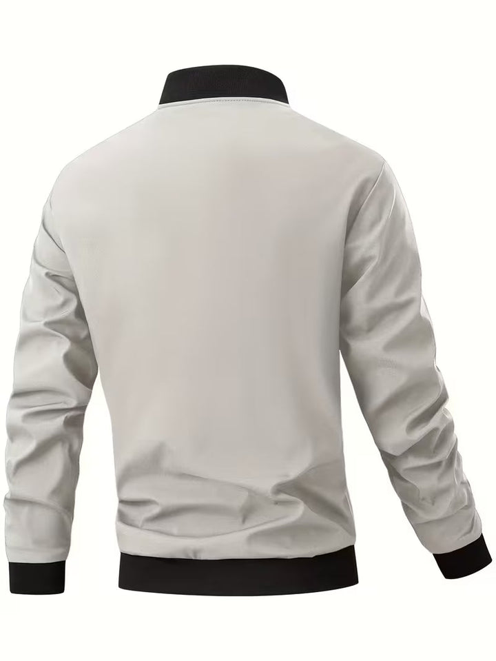 Akrum - Blouson Aviateur Décontracté Avec Fermeture Éclair