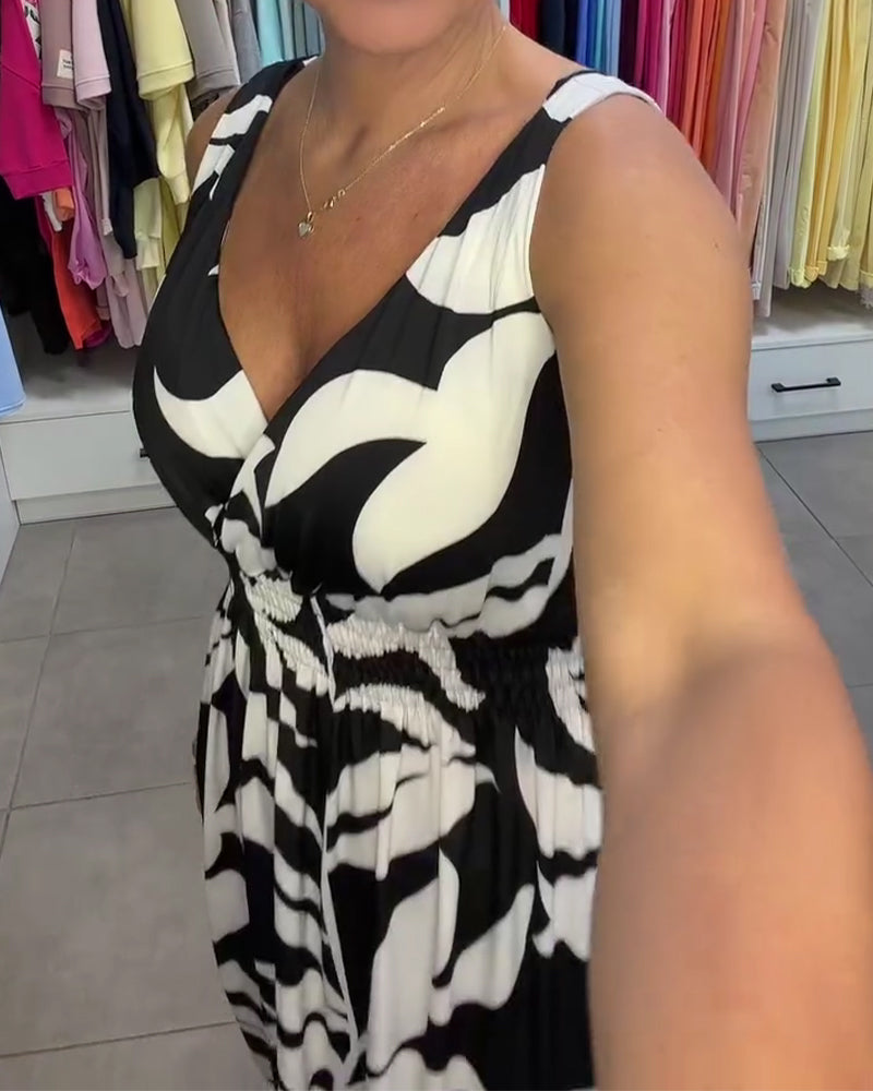Kealia - Robe À Imprimé Floral Avec Taille Smockée