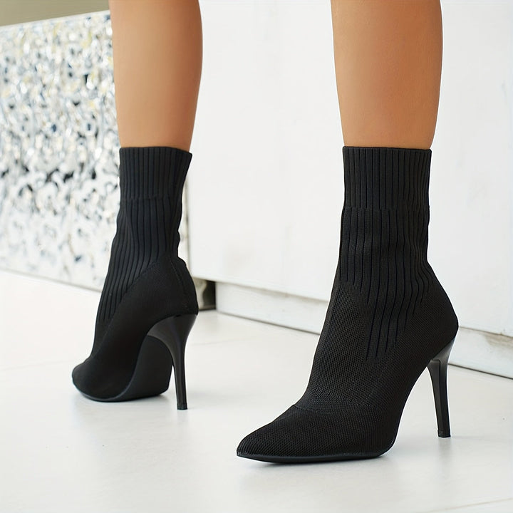 Malayna - Bottines À Talons Hauts Élégantes