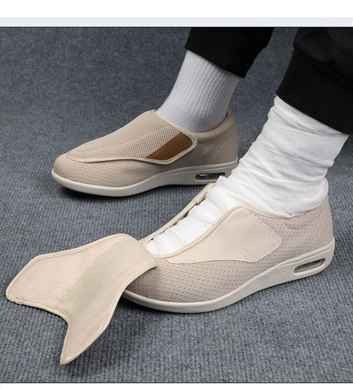 Bediha - Chaussures en Maille Avec Large Bride et Semelle épaisse