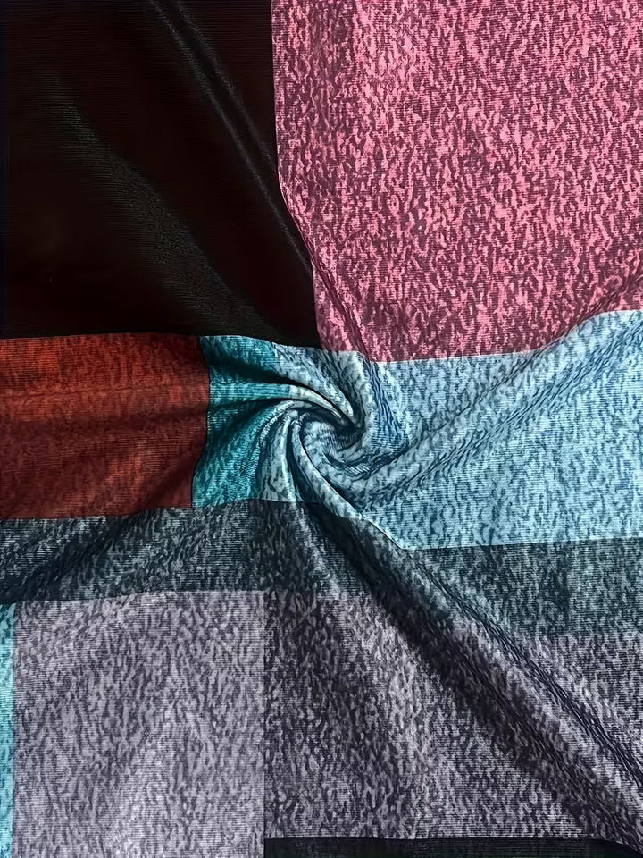 Ishinia - Haut À Motifs Géométriques Colorés