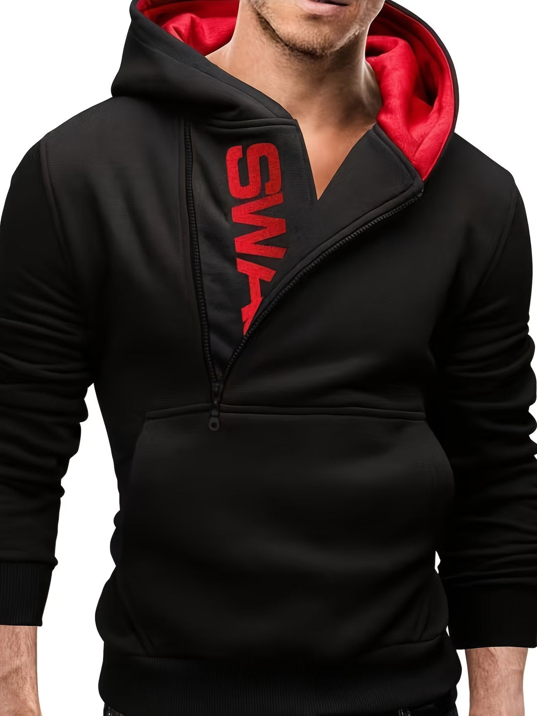Erik - Sweat À Capuche Slim Fit À Manches Longues