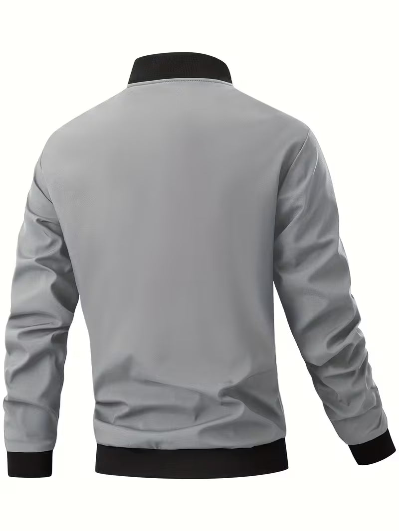 Akrum - Blouson Aviateur Décontracté Avec Fermeture Éclair