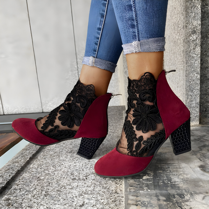 Elizaveta - Chaussures Orthopédiques à Motifs Floraux