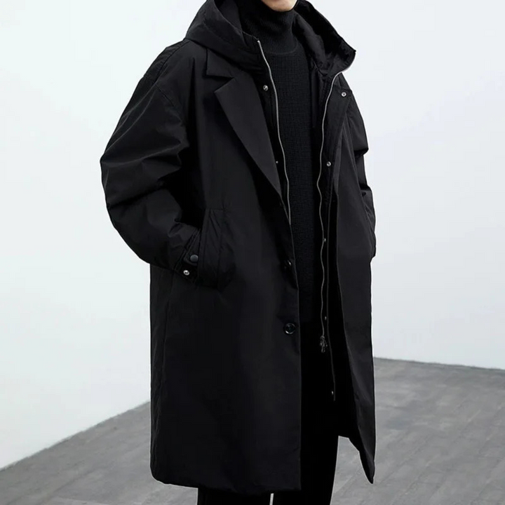Krimz - Trench-Coat À Capuche Et Col À Revers
