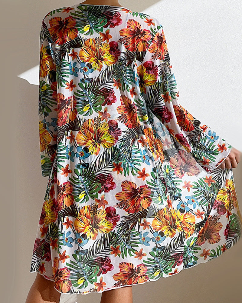 Vitoriya - Bikini Avec Foulard À Fleurs