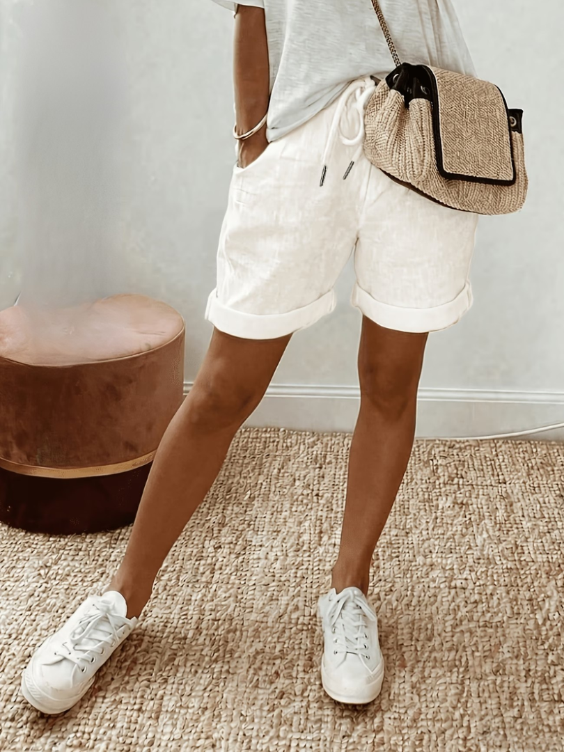 Keely - Short en Lin Confortable