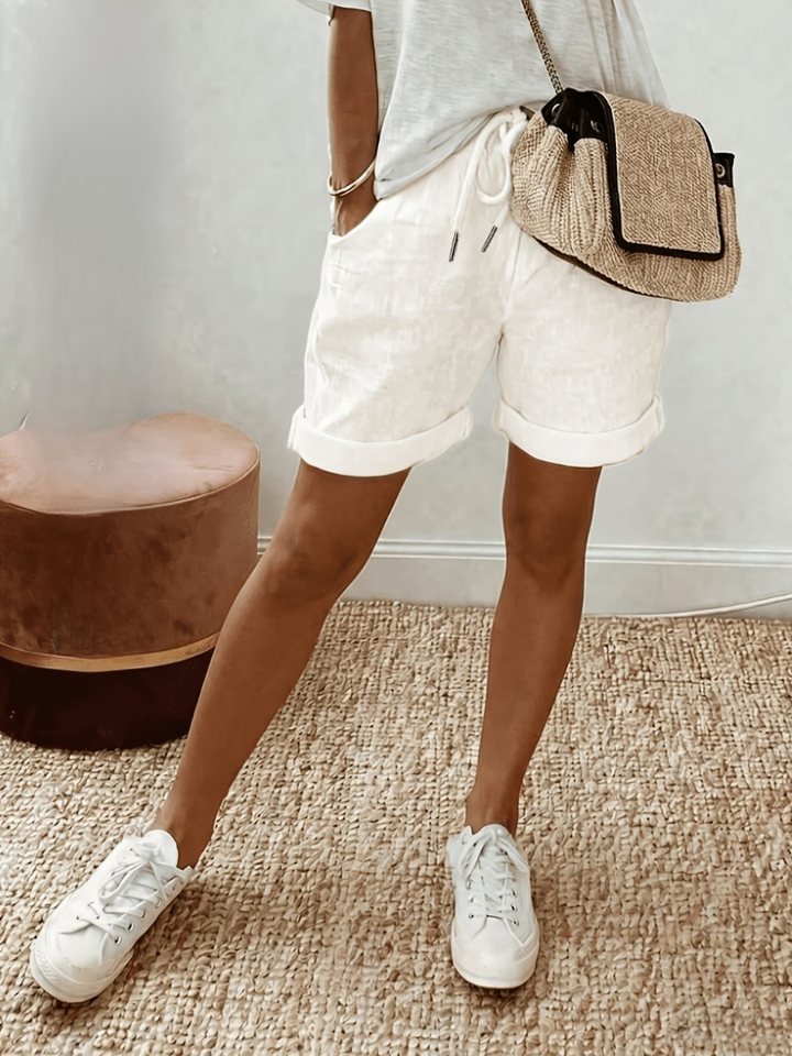 Keely - Short en Lin Confortable