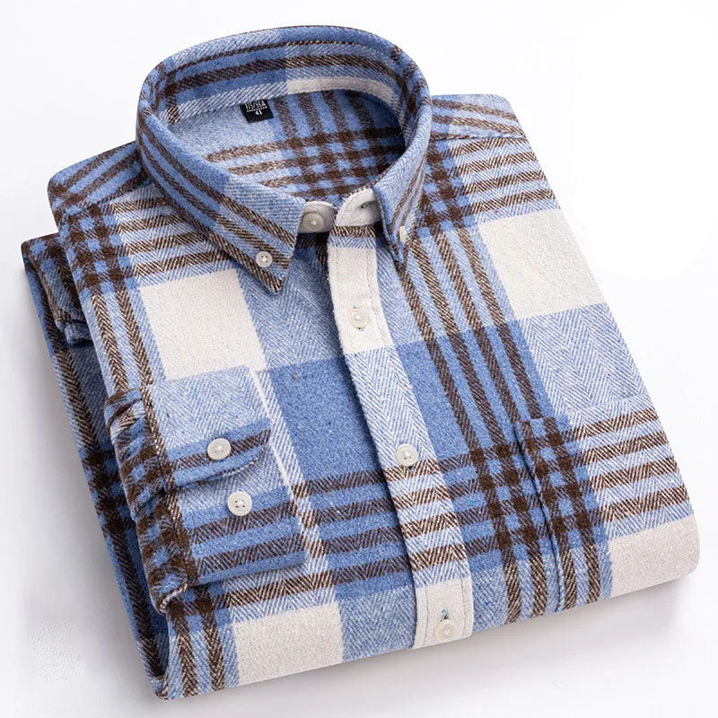 Joman - Chemise À Carreaux À Manches Longues Et Boutons