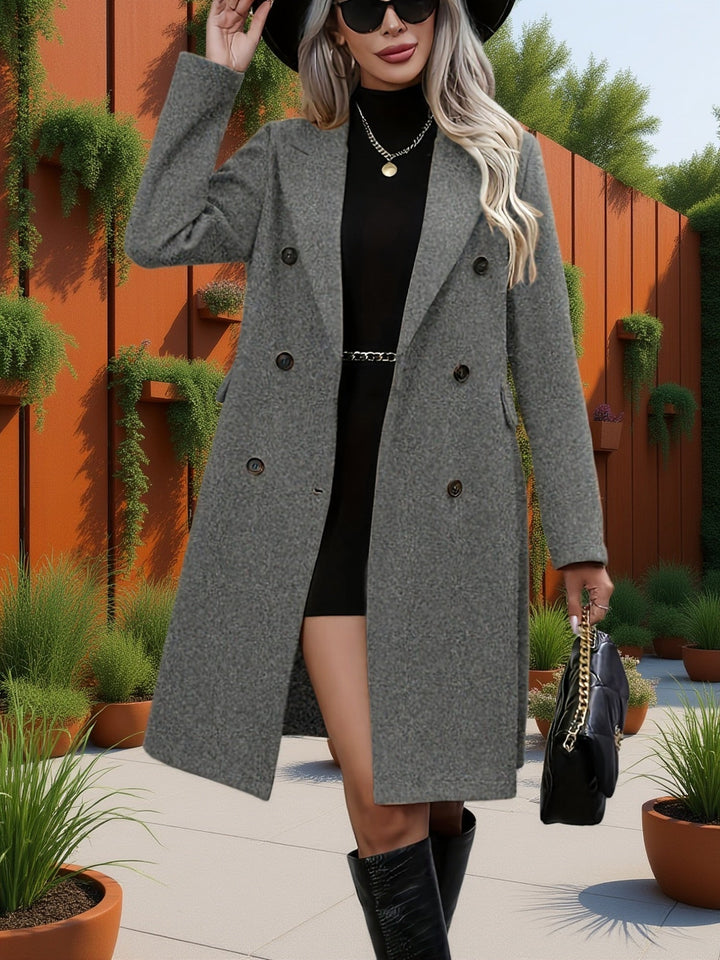 Hinatea - Trench Coat À Double Boutonnage