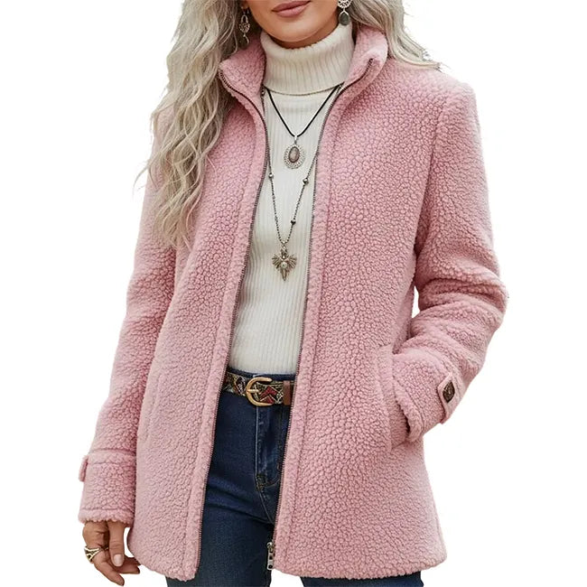Elanne - Veste Décontractée À Col Montant