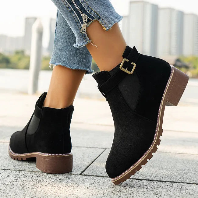 Fakina - Bottines À Boucle Décorative