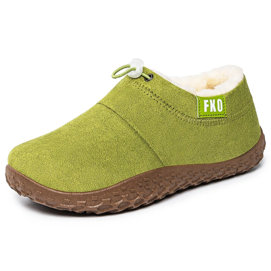 Kamira - Chaussures Confortables en Fausse Fourrure