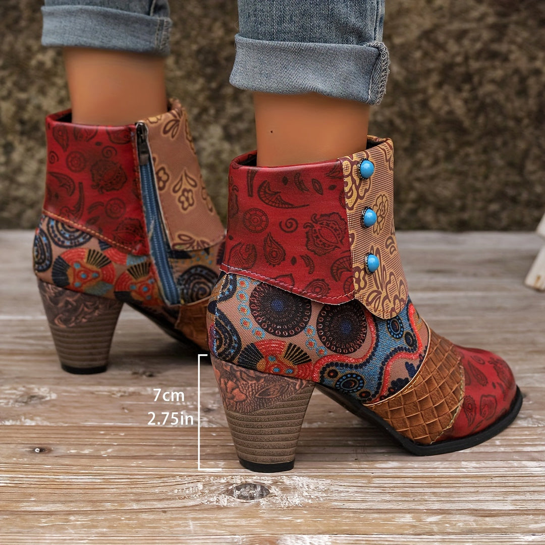 Marylin - Bottines À Talon Épais