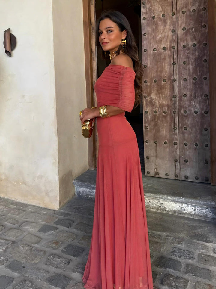 Dainia - Robe Longue Asymétrique en Maille