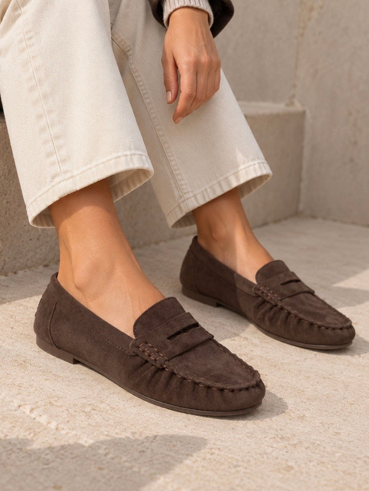 Asiye - Mocassins à Bride « Penny » et Bout Cousu