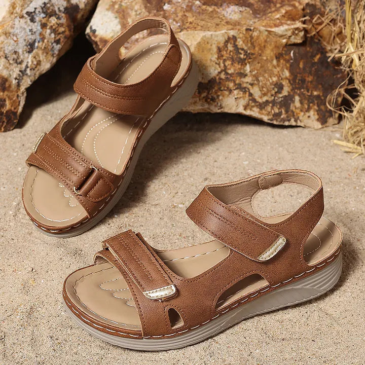 Astride - Sandales Orthopédiques en Cuir À Semelles Souples