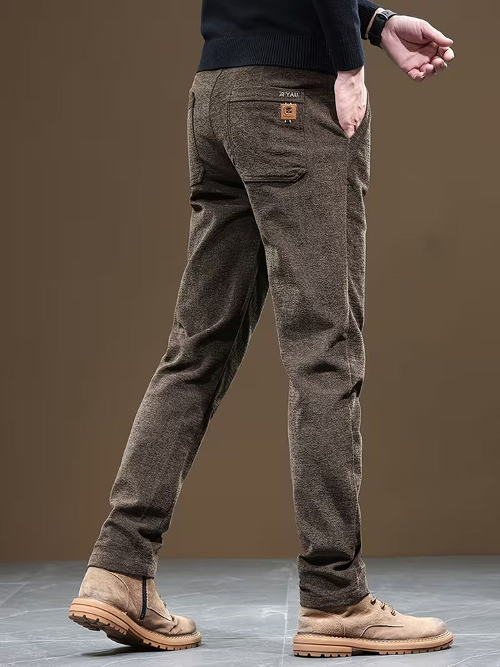 Talcott - Pantalon Décontracté Ajusté à Texture