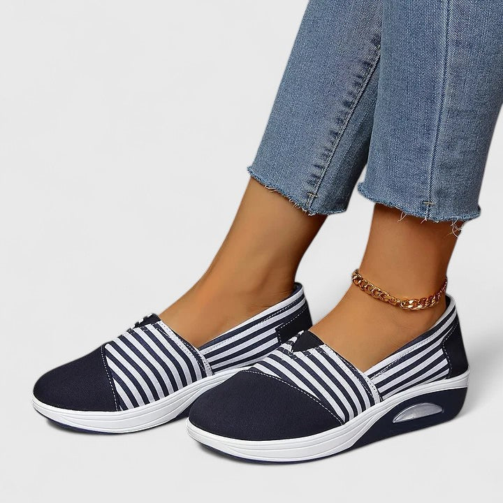 Onora - Chaussures Sans Lacets À Rayures