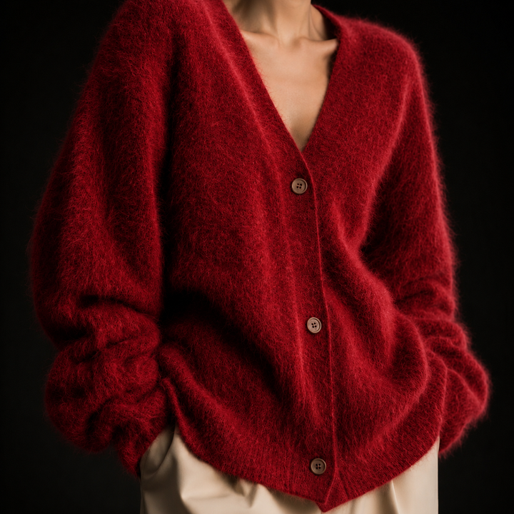 Remona - Cardigan Confortable en Cachemire