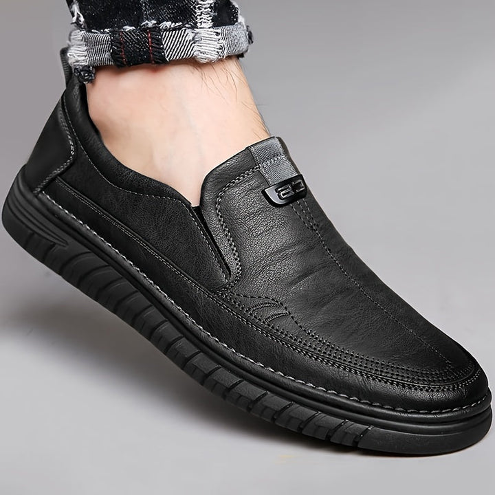 Faran - Chaussures Sans Lacets Avec Surpiqûres et Semelles Texturées
