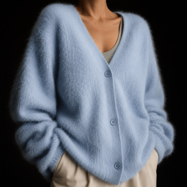 Remona - Cardigan Confortable en Cachemire