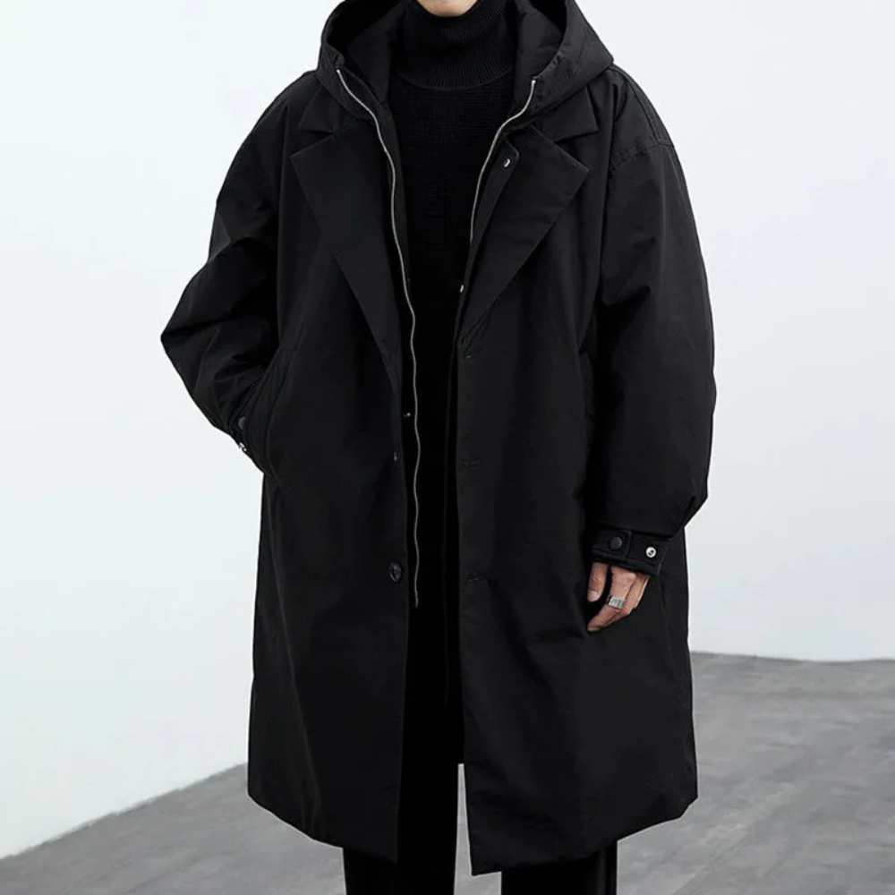 Krimz - Trench-Coat À Capuche Et Col À Revers
