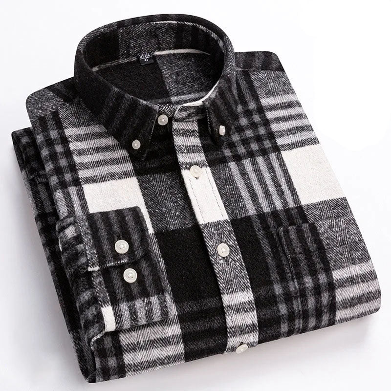 Joman - Chemise À Carreaux À Manches Longues Et Boutons