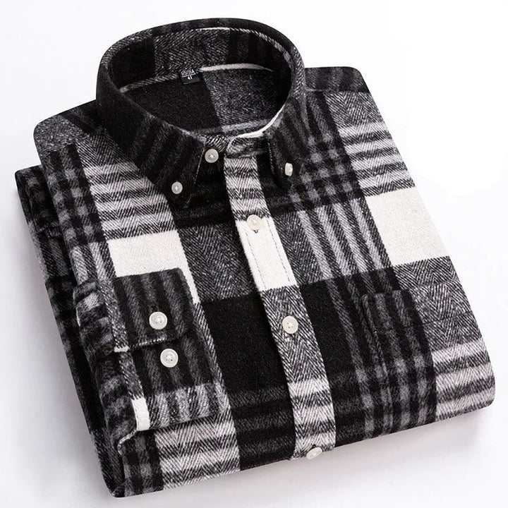 Joman - Chemise À Carreaux À Manches Longues Et Boutons
