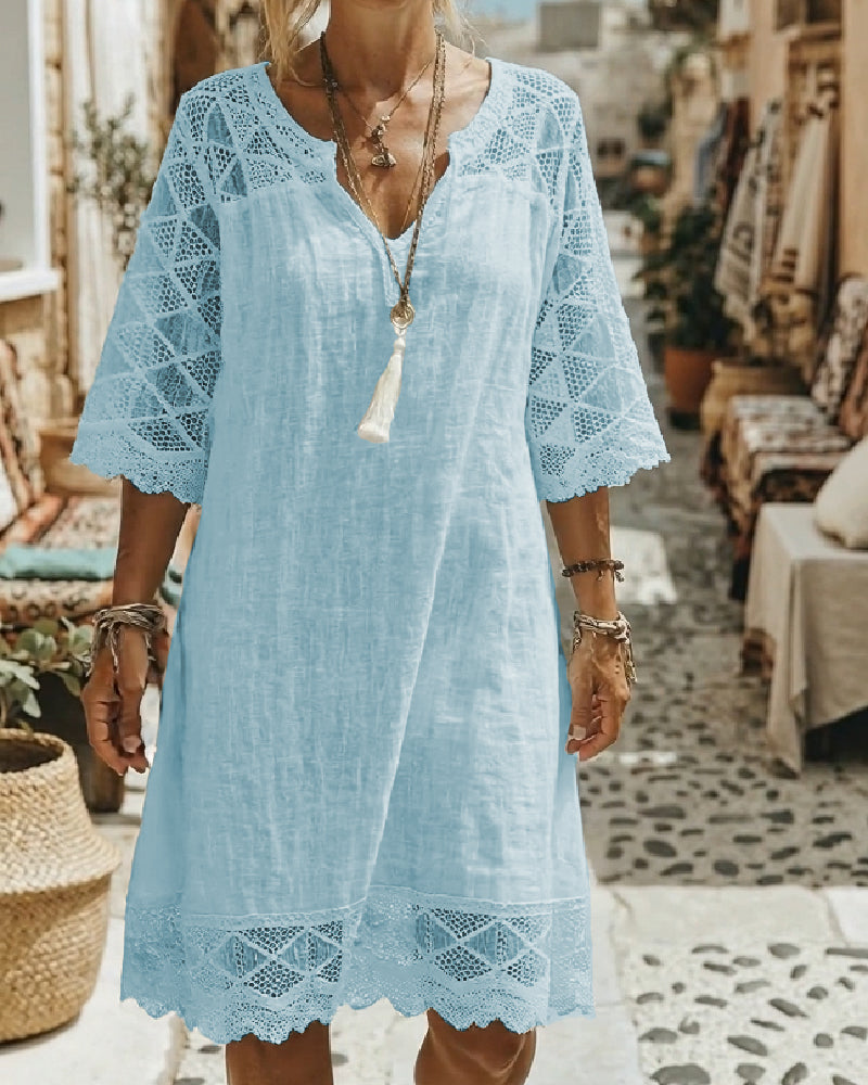 Kilina - Robe En Dentelle à Col En V