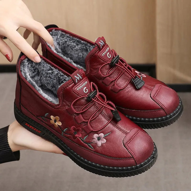Yolina - Chaussures en Cuir À Lacets