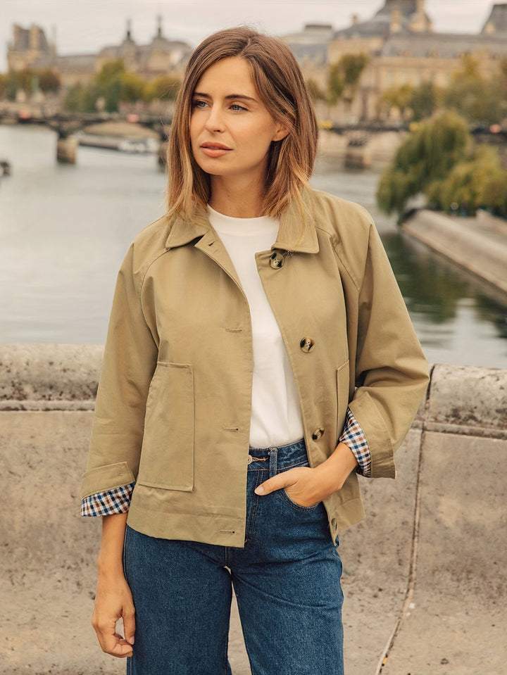 Lozano - Veste À Carreaux À Simple Boutonnage
