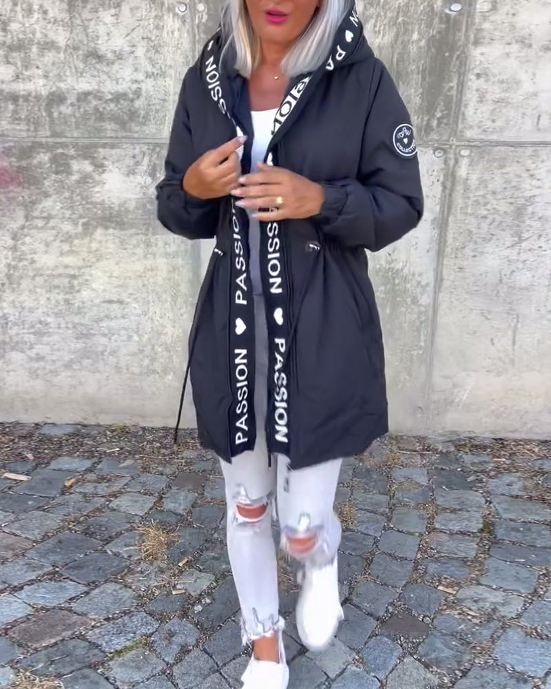 Neubauer - Trench Coat Long à Capuche
