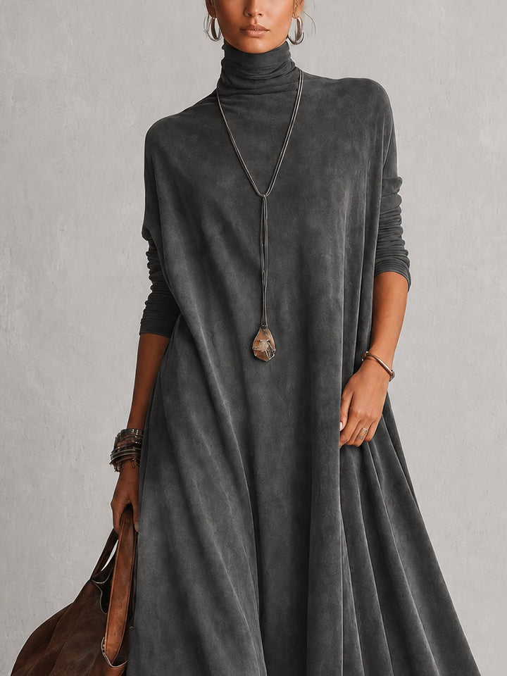 Albria - Robe Longue à Manches Longues Style Vintage