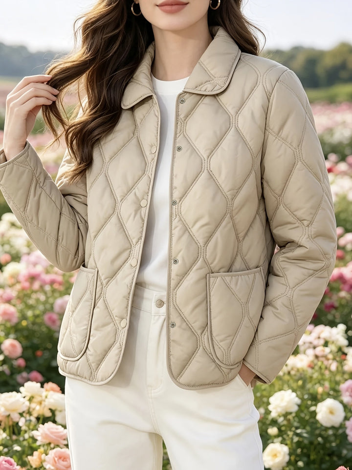 Laurelle - Veste Matelassée Ample Élégante Et Chic